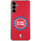 NBA Detroit Pistons Distressed Galaxy S24 Plus Clear Case